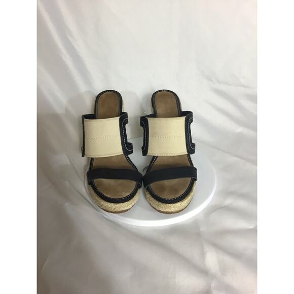 Tommy Bahama Women Wedge Espadrillen strap slip on open toe sandals Sz. 7B EUC - Picture 4 of 10